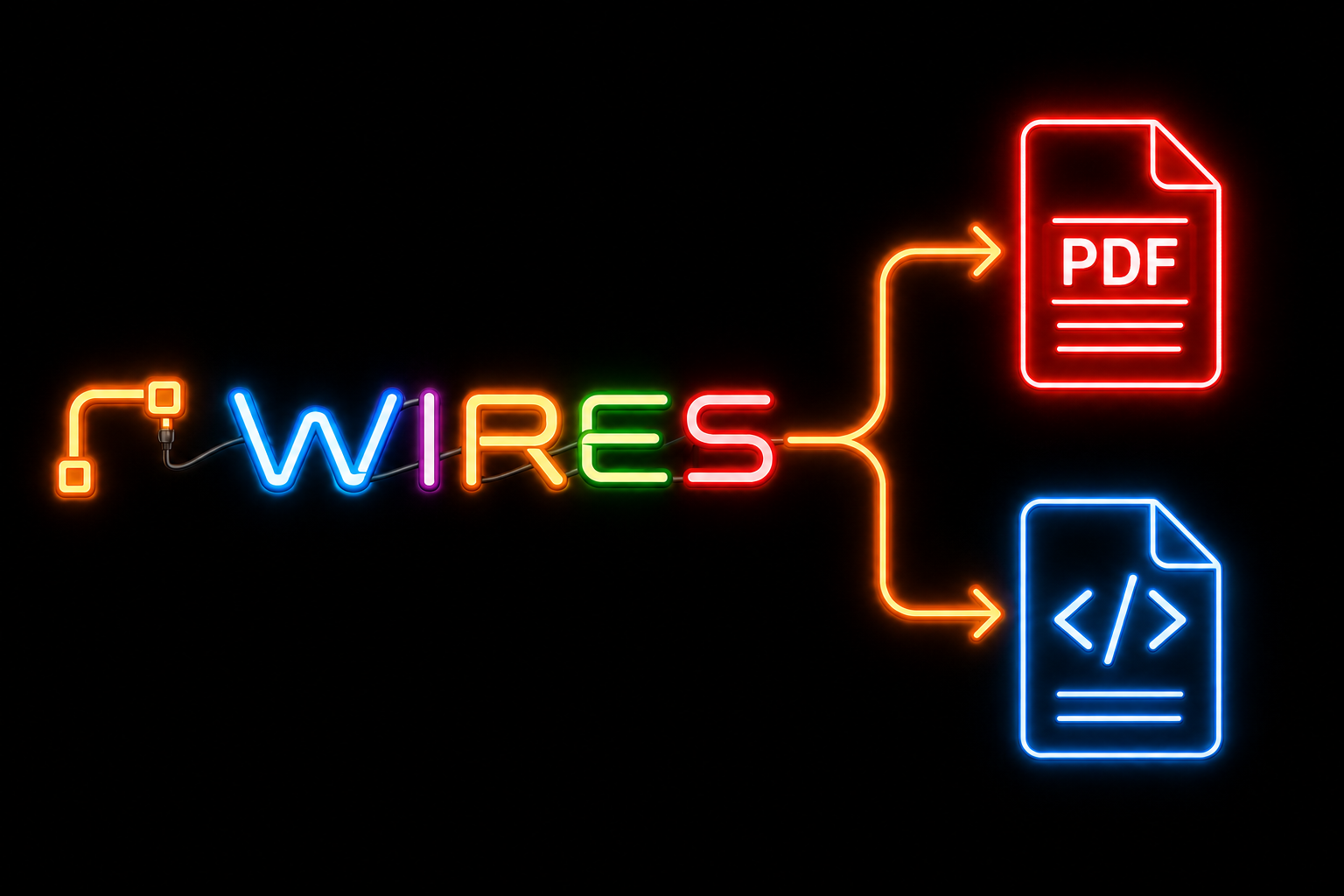 Wires export to PDF and HTML